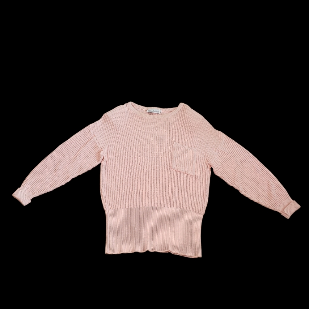 Vintage Clifford&Wills  Women Light Rose Cotton Relaxed  Sweater. FINAL SALE - - Picture 2 of 11